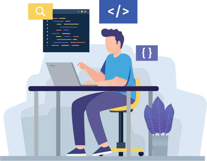 Person coding